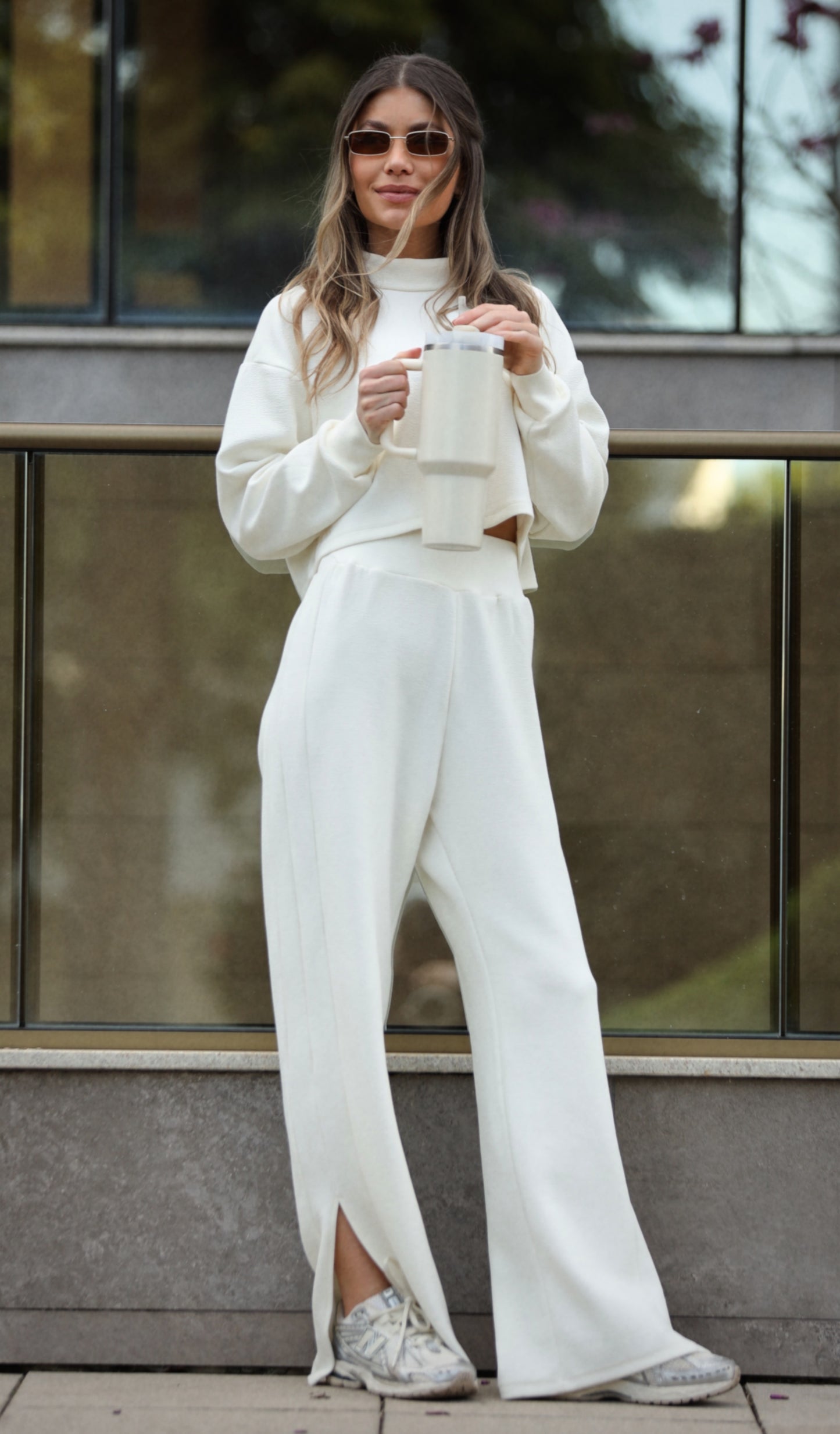 Calça Casual Wide