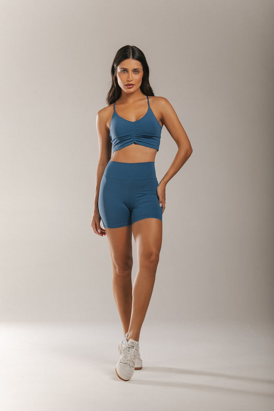 Top Franzido Duna Azul Náutico